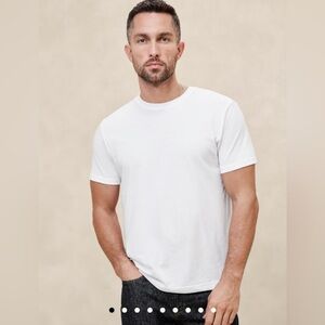 Banana Republic Factory Store Men’s XXL TALL T-Shirt NWT in White